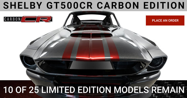 Only 10 of 25 Carbon Edition Shelby's remain!