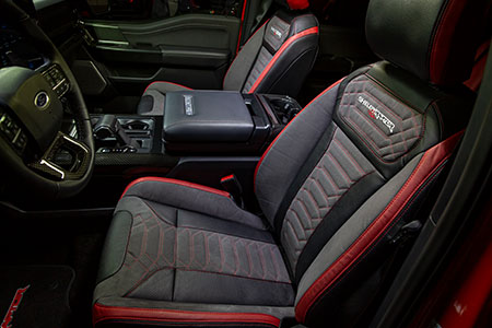 Shelby Raptor Custom Leather Seats