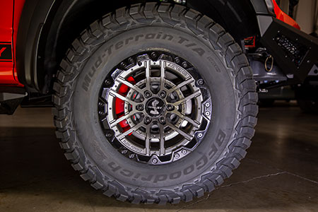 Shelby Raptor 18 inch aluminum forged wheels